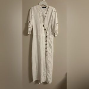 Zara white dress